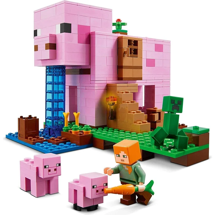 LEGO Minecraft 21170 'Das Schweinehaus', 490 Teile, ab 8 Jahren – Bild 3