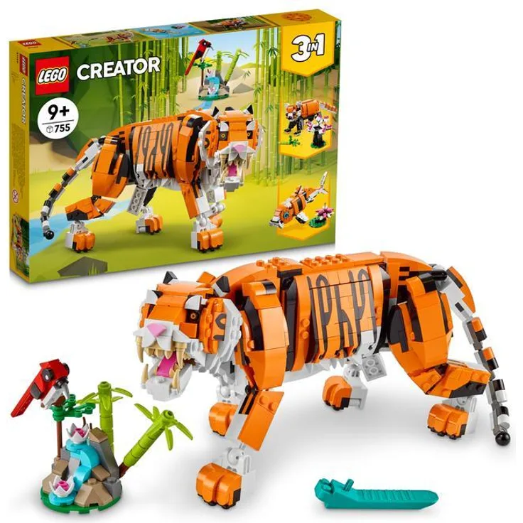 LEGO Creator 31129 'Majestätischer Tiger', 755 Teile, ab 9 Jahren