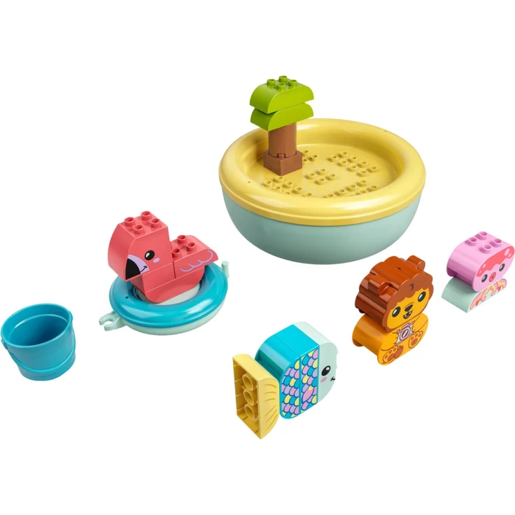 LEGO DUPLO 10966 'Badewannenspaß: Schwimmende Tierinsel', 20 Teile, ab 1,5 Jahren – Bild 2