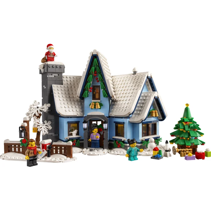 LEGO Icons 10293 'Besuch des Weihnachtsmanns', 1445 Teile, ab 18 Jahren – Bild 5