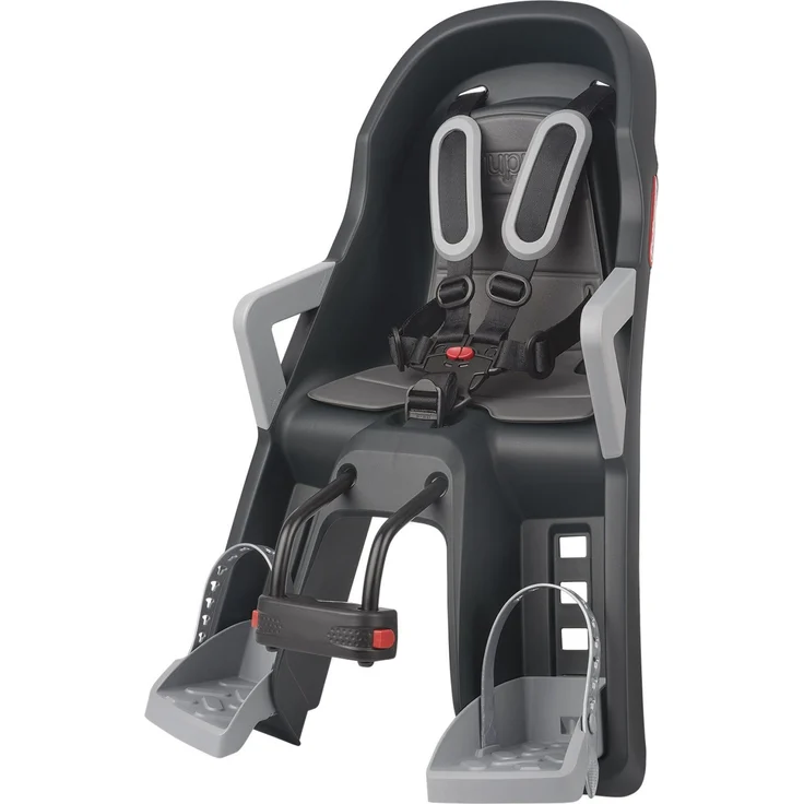 Polisport 'Guppy Mini' Front-Kinderfahrradsitz dunkelgrau, bis 15 kg – Bild 1