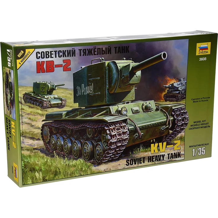 Zvezda Military KV-2 Russian Tank 1:35 (3608) – Bild 1