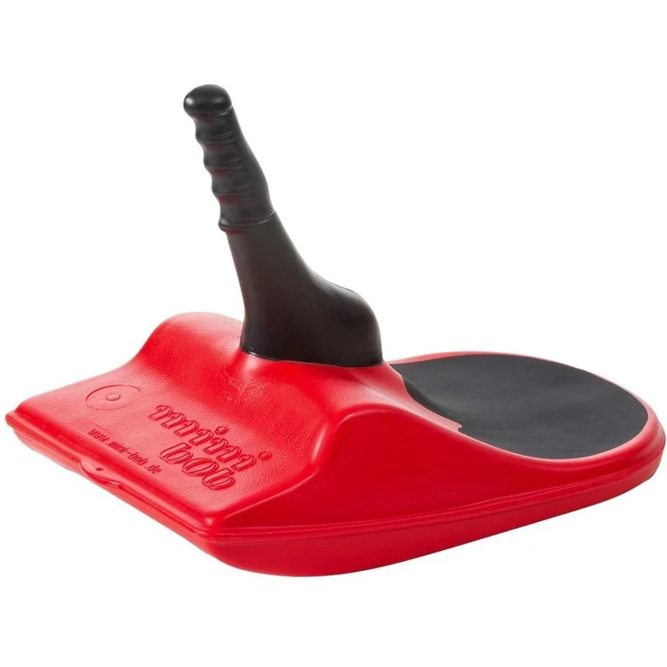 Loeger 'Original mini bob' Schlitten, 53 x 33 x 40 cm, ab 3 Jahren, max. belastbar bis 100 kg, rot - Preisvergleich – Bild 2