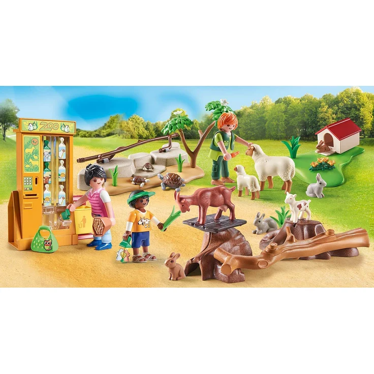 PLAYMOBIL Family Fun 71191 'Erlebnis-Streichelzoo', 63 Teile, ab 4 Jahren – Bild 2