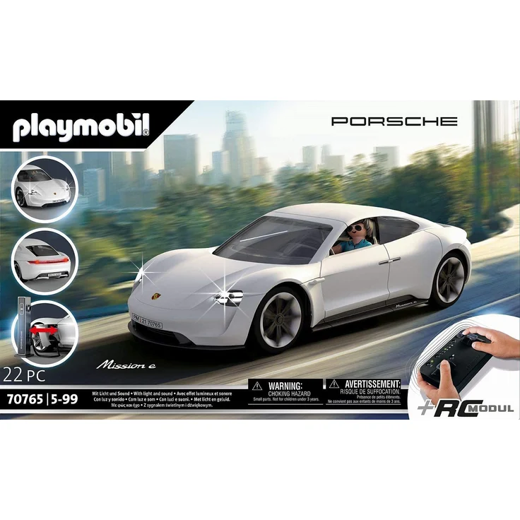 PLAYMOBIL Porsche 70765 'Porsche Mission E', 22 Teile, ab 5 Jahren – Bild 3