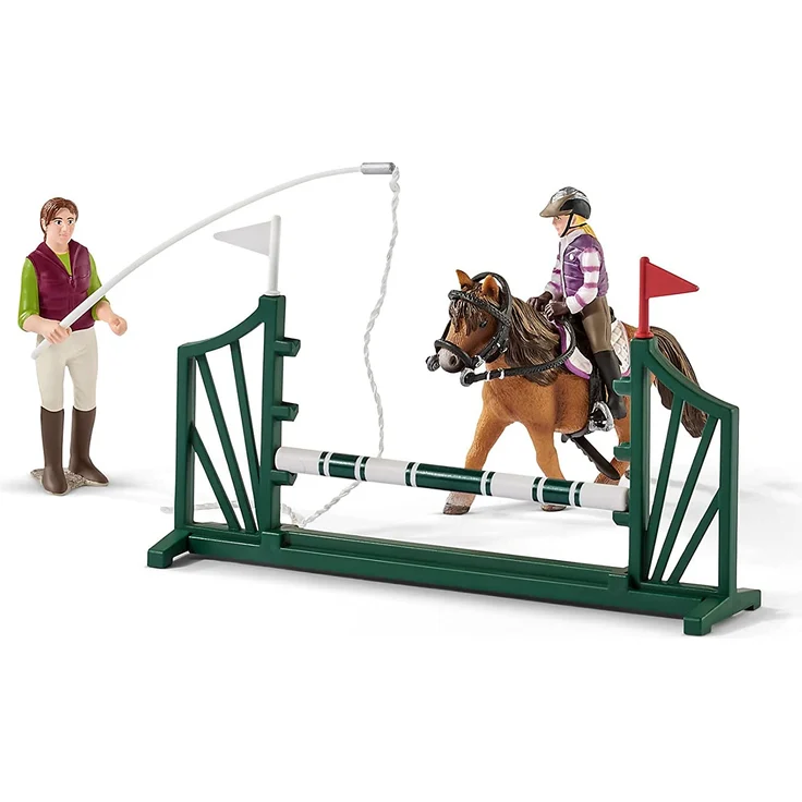 Schleich Horse Club 42389 'Reitschule mit Reiterinnen und Pferden', ab 5 Jahren, 40 Teile – Bild 8