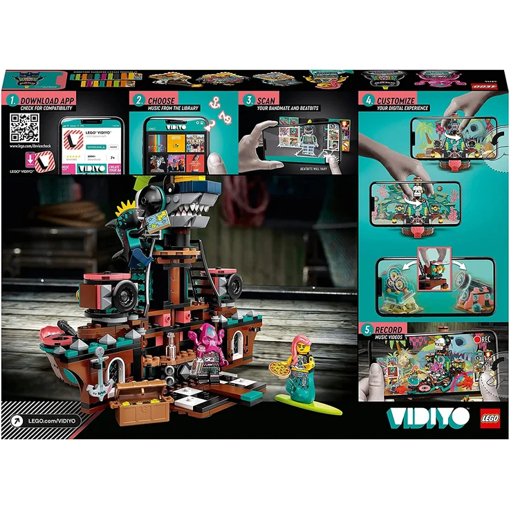 LEGO VIDIYO 43114 'Punk Pirate Ship', 615 Teile, ab 8 Jahren – Bild 3