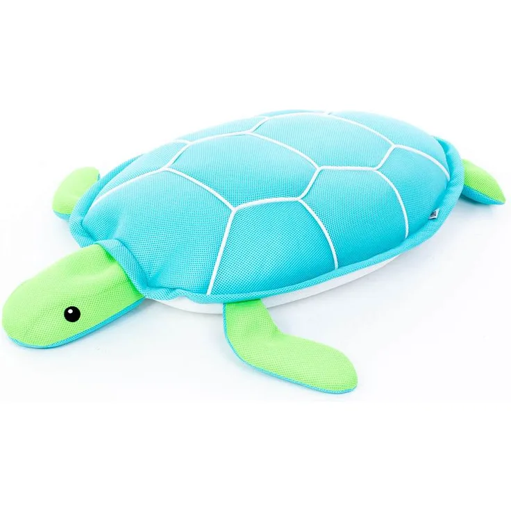 Westmann Stoff Schwimmtier Schildkröte | Blau | 82x100x15 cm