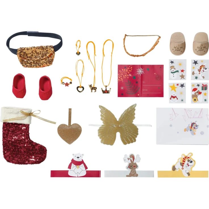 Zapf 832844 'BABY born Adventskalender 2022', ab 3 Jahren, 24 Kleidungsstücke und Accessoires – Bild 3