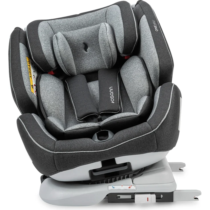 Osann 'One 360°' Autokindersitz Universe Grey 0 bis 36 kg (Gruppe 0+/1/2/3), drehbar, Isofix, mit Seitenaufprallschutz – Bild 4