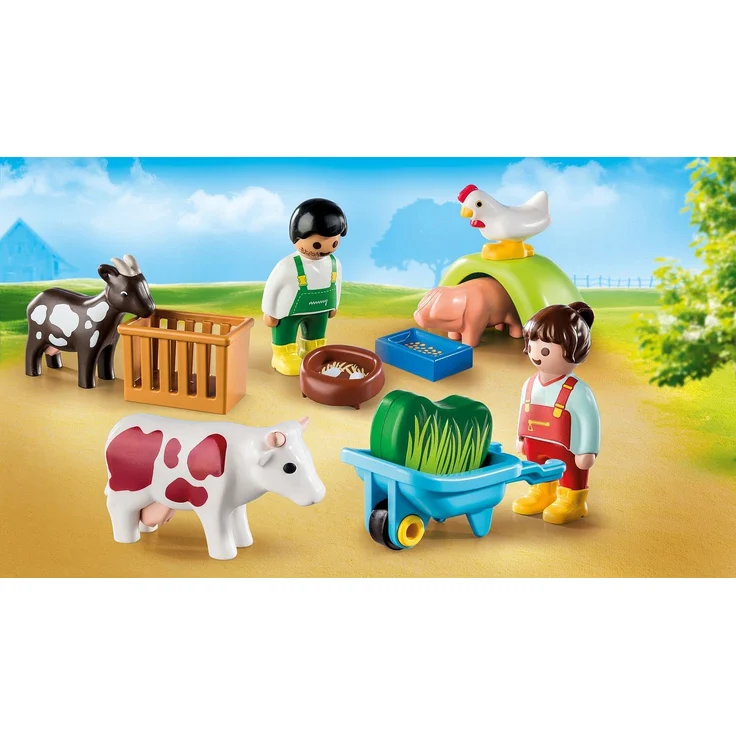 Playmobil 1.2.3 71158 'Spielspaß auf dem Bauernhof', 12 Teile, ab 1,5 Jahren - Preisvergleich – Bild 6