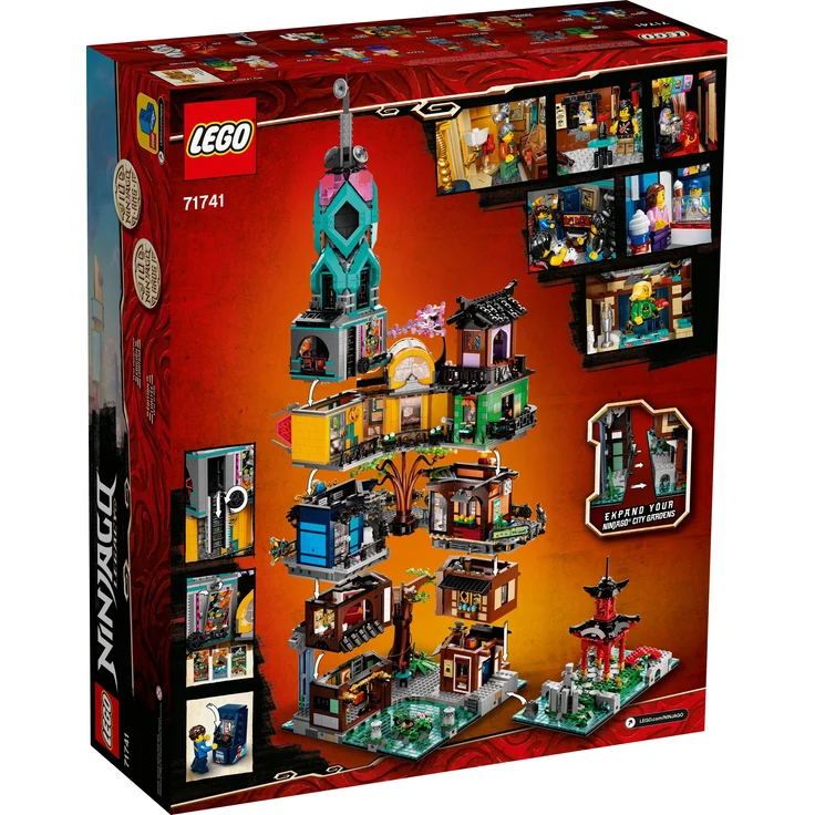 LEGO NINJAGO 71741 'Die Gärten von NINJAGO City', 5685 Teile, ab 14 Jahren – Bild 4