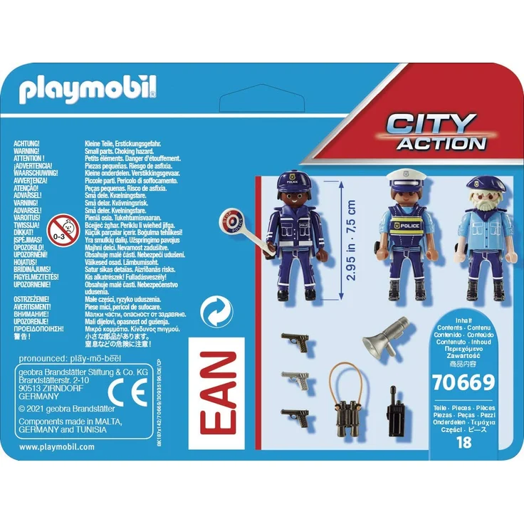 PLAYMOBIL City Action 70669 'Figurenset Polizei' – Bild 4