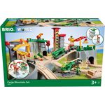 BRIO World 36010 Gebirgs-Frachten Set Deluxe - Riesiger Eisenbahn-Spaß auf mehreren Ebenen mit zwei Kränen, Frachtverlad - Preisvergleich