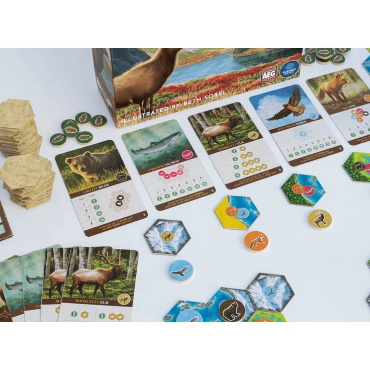 Alderac Entertainment 'Cascadia', 1-4 Spieler, ab 10 Jahren, englisch, Spiel des Jahres 2022 – Bild 3