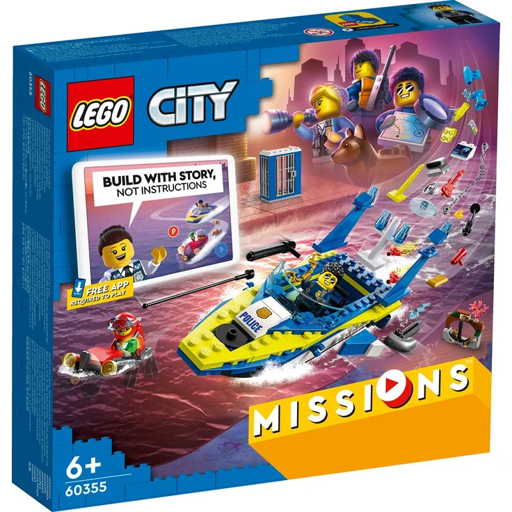 LEGO City 60355 'Detektivmissionen der Wasserpolizei', 278 Teile, ab 6 Jahren – Bild 3