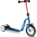 Puky 5176 'R 1' Scooter, ab 2 Jahren, höhenverstellbar bis 67 cm, Sicherheitslenkergriffe, Lenkerpolster, max. belastbar bis 20 kg, azure