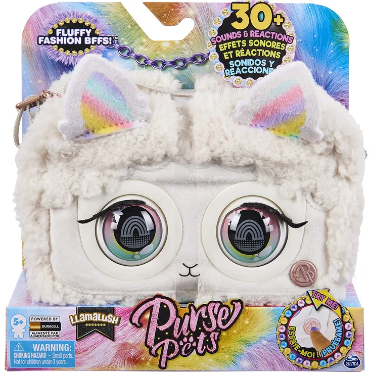 Purse Pets Fluffy Series - Llama