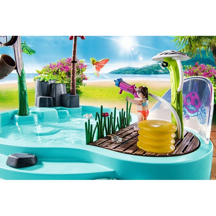 Playmobil Family Fun 70610 'Spaßbecken mit Wasserspritze', 65 Teile, ab 4 Jahren – Bild 6