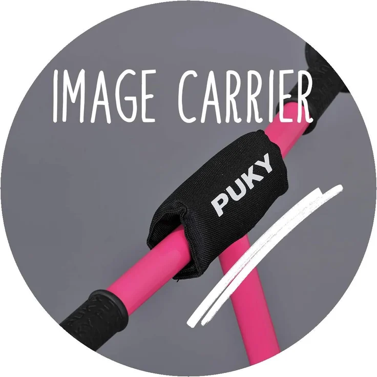 Puky 5172 'R1' Scooter, ab 2 Jahren, höhenverstellbar bis 67 cm, Sicherheitslenkergriffe, Lenkerpolster, max. belastbar bis 20 kg, rose – Bild 4
