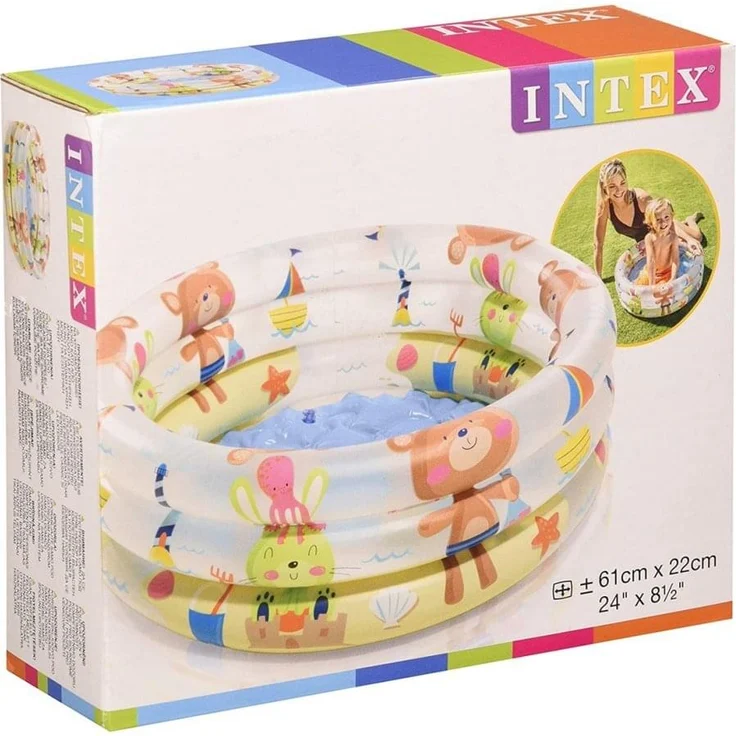 Intex – 'Beach Buddies / Dinosaur' aufblasbares Planschbecken, 61 x 22 cm, von 1 bis 3 Jahren - 1 Stück, Auswahl erfolgt zufällig – Bild 6