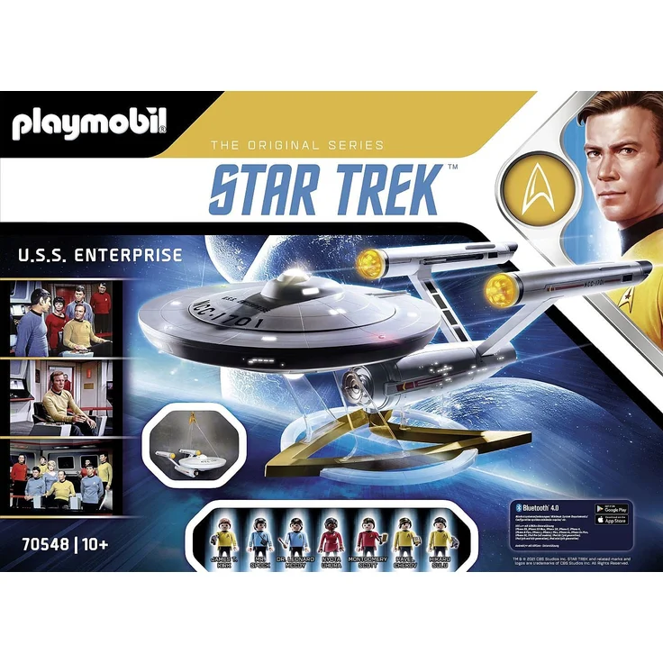 PLAYMOBIL StarTrek 70548 'U. S. S. Enterprise NCC-1701', 150 Teile, ab 10 Jahren – Bild 3