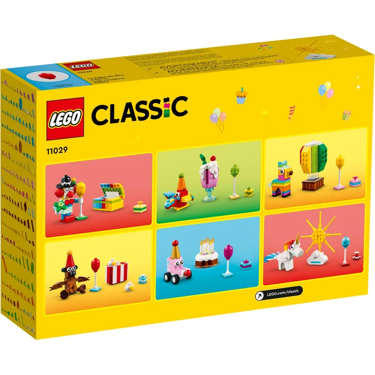 LEGO Classic 11029 'Party Kreativ-Bauset', 900 Teile, ab 5 Jahren – Bild 3