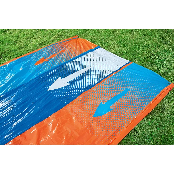 Bestway H2OGO! 'Triple' 3er-Wasserrutsche, 488 x 207 cm, integrierter Wassersprinkler, einfacher Anschluss an Gartenschlauch – Bild 7