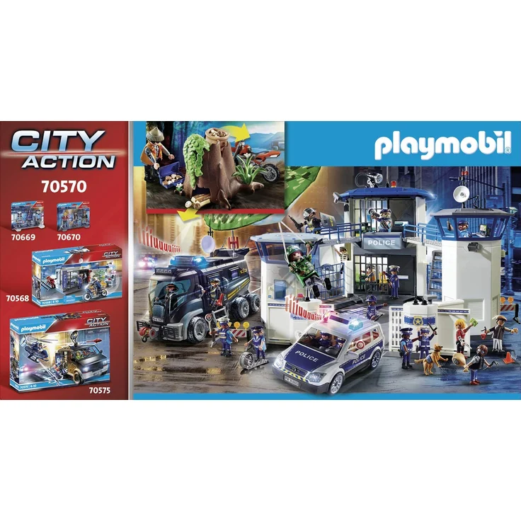 Playmobil City Action 70570 'Polizei-Geländewagen: Verfolgung des Schatzräubers', 89 Teile, ab 4 Jahren – Bild 4