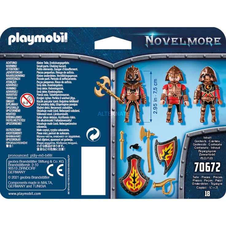 Playmobil Novelmore 70672 '3er Set Burnham Raiders', 18 Teile, ab 4 Jahren – Bild 4