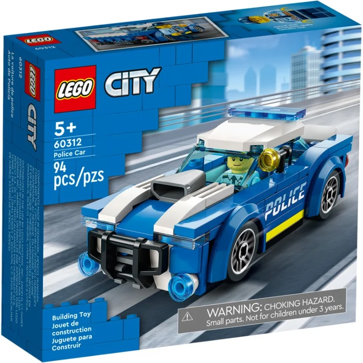 LEGO City 60312 'Polizeiauto', 94 Teile, ab 5 Jahren – Bild 3