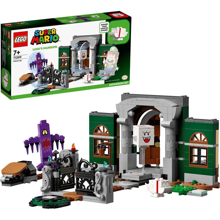 LEGO Super Mario 71399 'Luigi's Mansion: Eingang - Erweiterungsset', 504 Teile, ab 7 Jahren