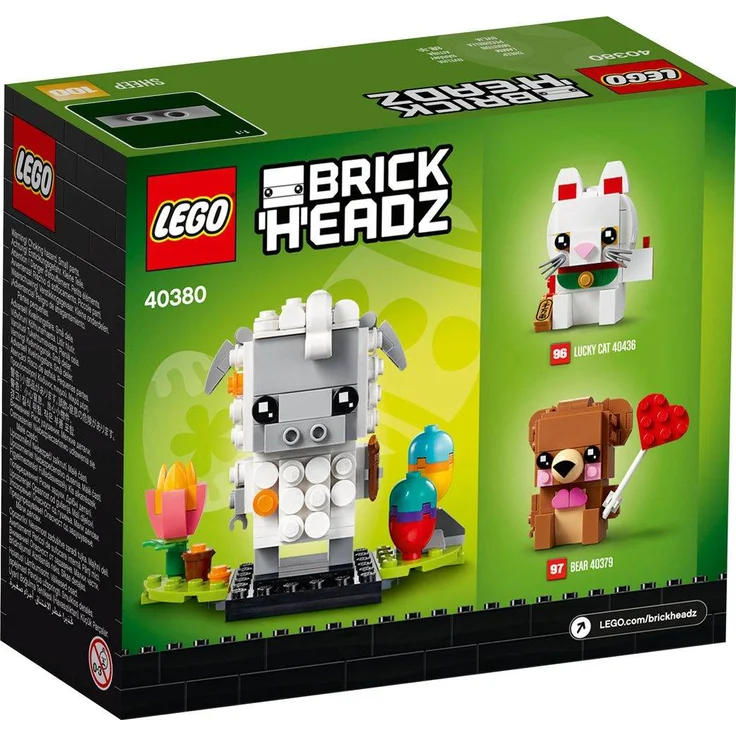 LEGO® BrickHeadz 40380 'Osterlamm', 192 Teile, ab 10 Jahren, inkl. Ostereier und Tulpe - Preisvergleich – Bild 4
