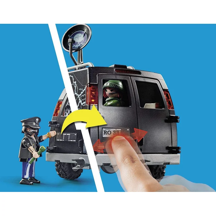 Playmobil City Action 70575 'Polizei-Helikopter: Verfolgung des Fluchtfahrzeugs', 124 Teile, ab 4 Jahren – Bild 6