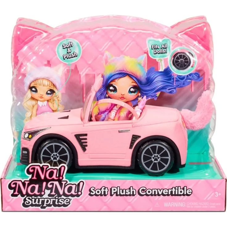 MGA Entertainment Na! Na! Na! Surprise Soft Plush Convertible, Spielfahrzeug