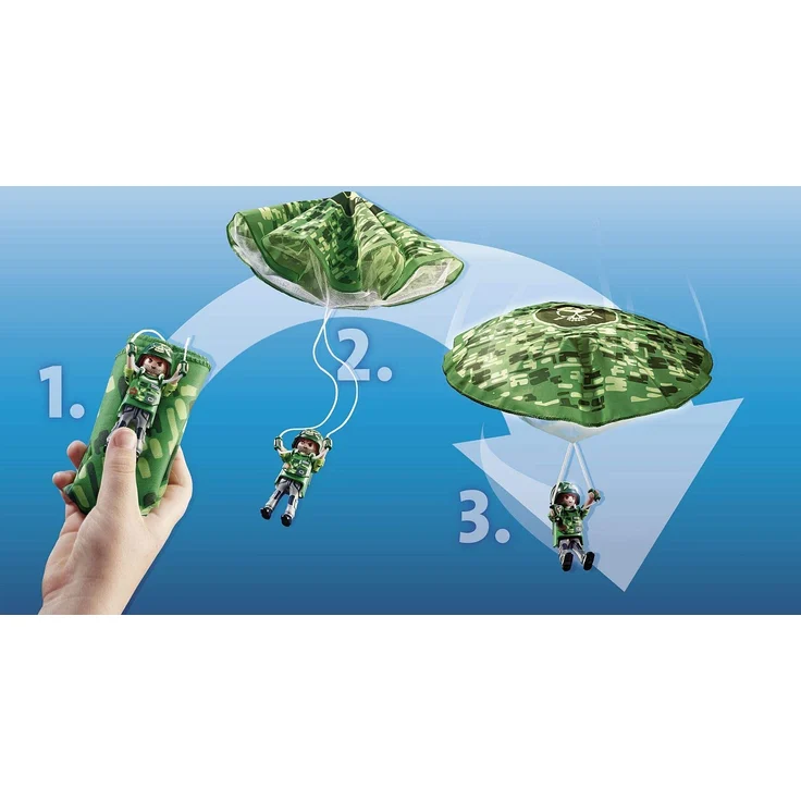 Playmobil City Action 70569 'Polizei-Hubschrauber: Fallschirm Verfolgung', 19 Teile, ab 4 Jahren – Bild 5