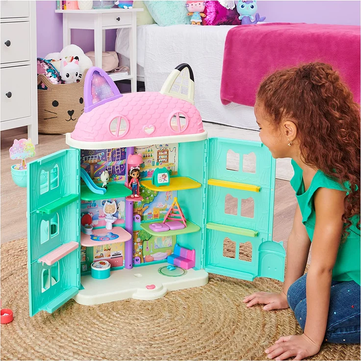 Gabby's Dollhouse 'Gabby's Purrfect Dollhouse' Puppenhaus, ab 3 Jahren, 15 Teile, mit Geräuscheffekten – Bild 9