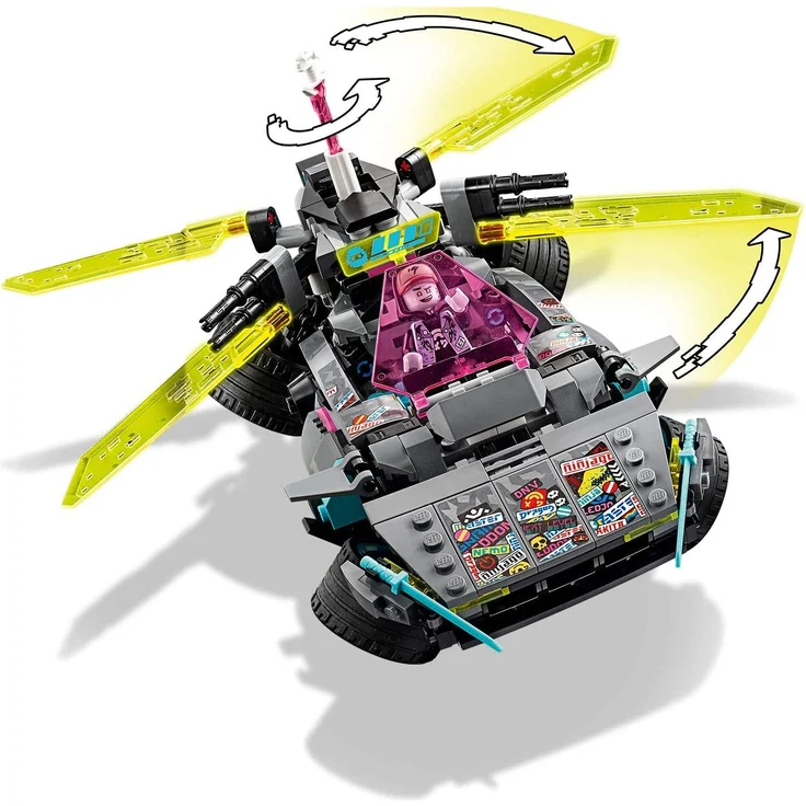 LEGO NINJAGO 71710 'Ninja-Tuning-Fahrzeug', 419 Teile, ab 8 Jahren, Prime Empire Racing – Bild 4