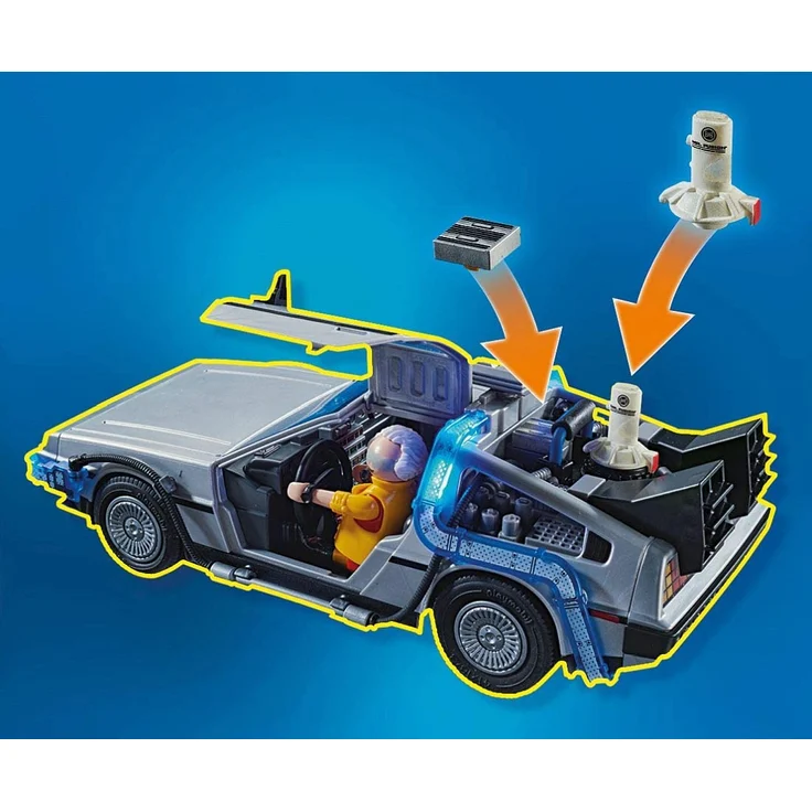 PLAYMOBIL Back to the Future 70634 'Back to the Future Part II Verfolgung mit Hoverboard', 80 Teile, ab 5 Jahren – Bild 7