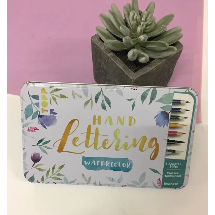 Handlettering Schmuckdose
