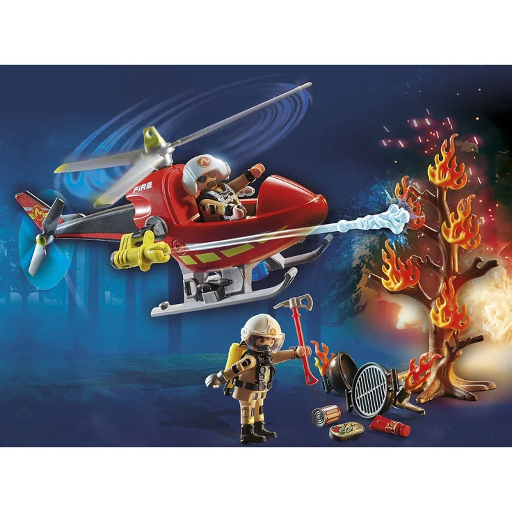 PLAYMOBIL City Action 71195 'Feuerwehr-Hubschrauber', 57 Teile, ab 4 Jahren – Bild 4