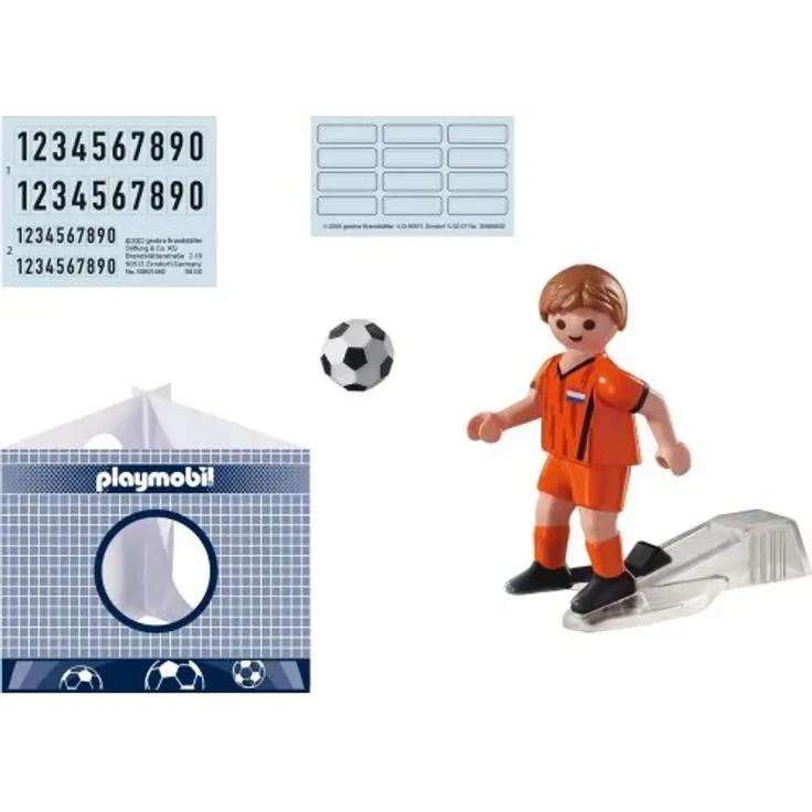 Playmobil Sports & Action 71130 'Fußballspieler Niederlande', 7 Teile, ab 5 Jahren – Bild 2