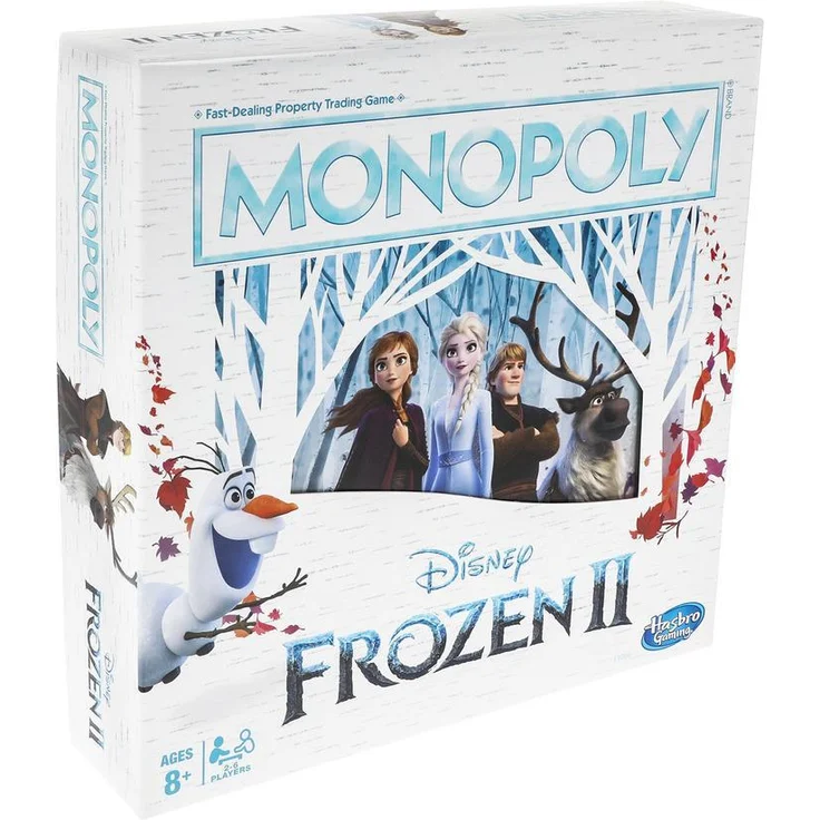Monopoly 'Die Eiskönigin 2' Brettspiel, ab 8 Jahren, 2-6 Spieler, Klassiker im Disney Frozen 2 Motiv – Bild 3