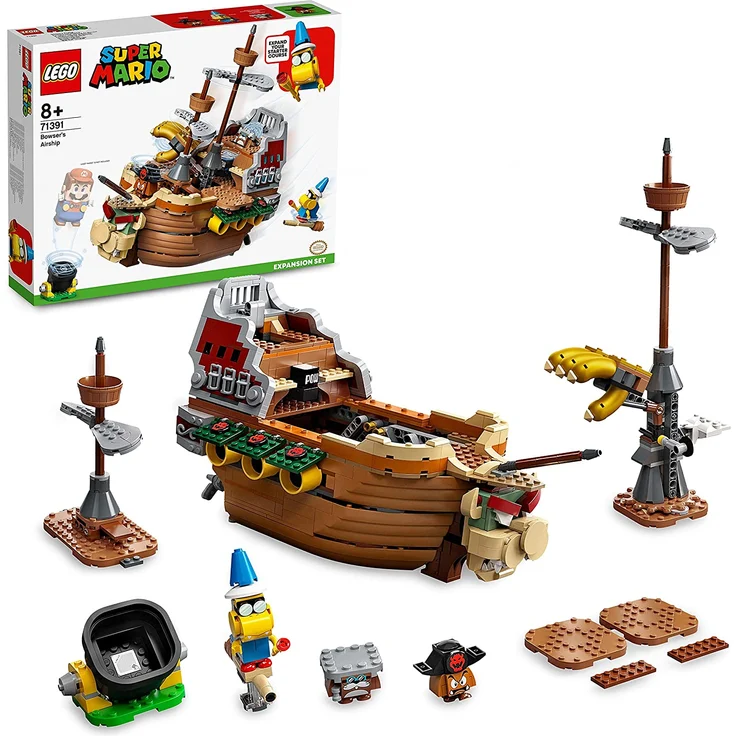 LEGO Super Mario 71391 'Bowsers Luftschiff - Erweiterungsset', 1152 Teile, ab 8 Jahren – Bild 1