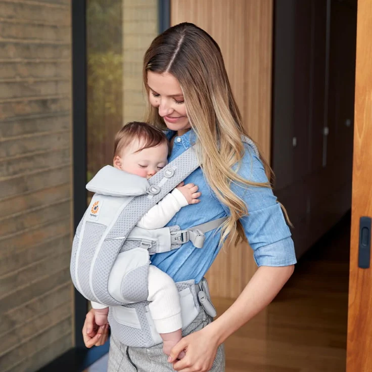 Ergobaby 'Omni Breeze' Babytrage Pearl Grey – Bild 3