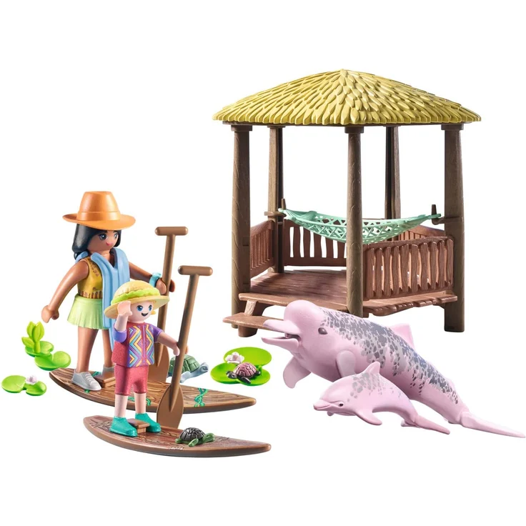 PLAYMOBIL Wiltopia 71143 'Paddeltour mit den Flussdelfinen', 44 Teile, ab 4 Jahren – Bild 2