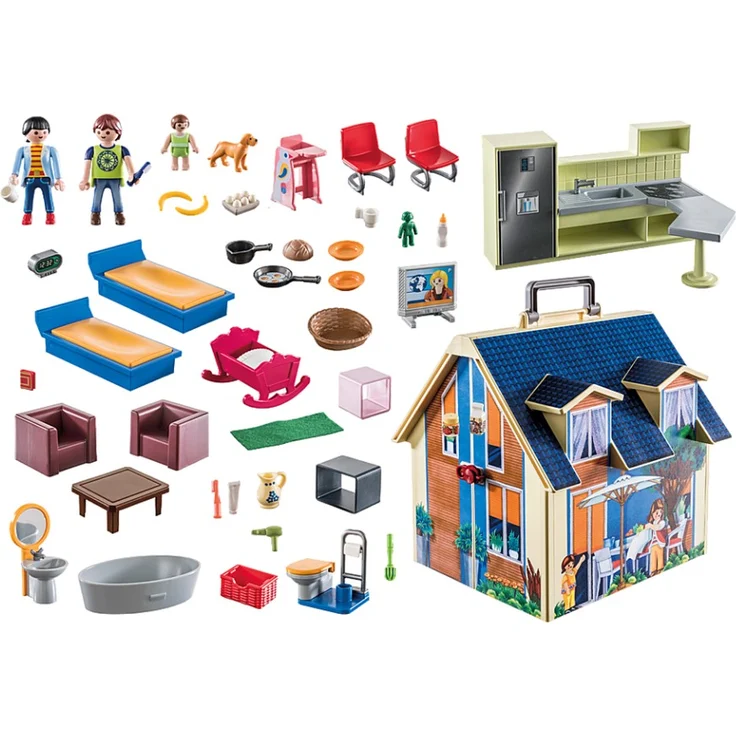 Playmobil Dollhouse 70985 'Mitnehm Puppenhaus', 64 Teile, ab 4 Jahren – Bild 6