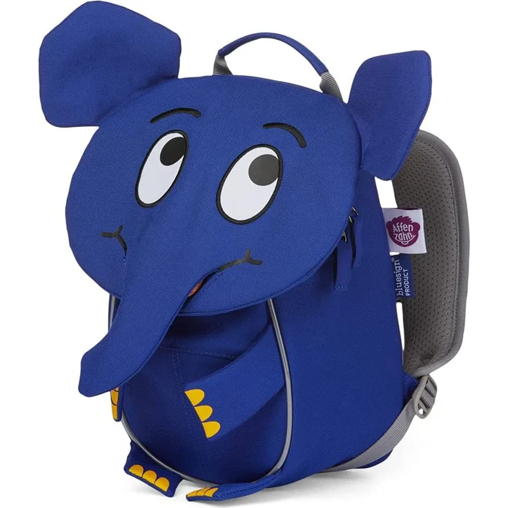 Affenzahn 'Kleiner Freund Die Maus Elefant' Kinderrucksack, ab 1 Jahr, 4 Liter, blau – Bild 2