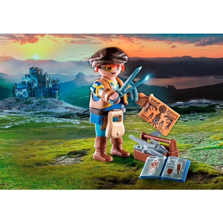 PLAYMOBIL 71302 Novelmore 'Dario mit Werkzeug', 16 Teile, ab 4 Jahren – Bild 4