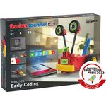 Fischertechnik 559889 'Early Coding' Experimentierkasten, ab 5 Jahren, 55 Teile, 3 Modelle, Deutscher Spielzeugpreis 2022